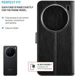 Fixed Opus puzdro typu kniha pre Vivo X200, čierne