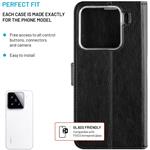 Fixed Opus puzdro typu kniha pre Xiaomi 15, čierne