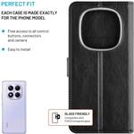 Fixed Opus puzdro typu kniha pre Xiaomi Redmi Note 14 Pro 4G, čierne