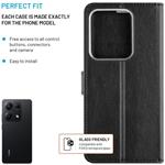 Fixed Opus puzdro typu kniha pre Xiaomi Redmi Note 14s, čierne