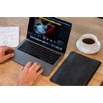 Fixed Oxford kožené puzdro pre Apple MacBook 12", čierne