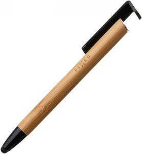 Fixed Pen 3v1 so stylusom a stojanom, antibakteriálny povrch, bambusové telo