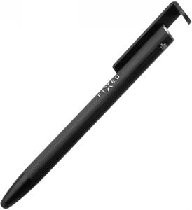 Fixed Pen 3v1 so stylusom a stojanom, antibakteriálny povrch, hliníkové telo, čierne
