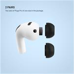 Fixed Plugs Pro špunty z pamäťovej peny pre Apple Airpods Pro 3, 2 sady, veľkosť XS