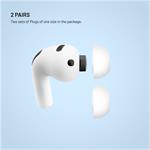 Fixed Plugs silikónové špunty pre Apple Airpods Pro 3, 2 sady, veľkosť S