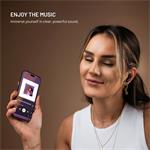 Fixed Pods bezdrôtové TWS slúchadlá, biele