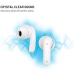 Fixed Pods bezdrôtové TWS slúchadlá, biele