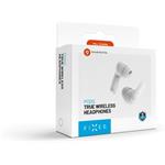 Fixed Pods bezdrôtové TWS slúchadlá, biele
