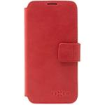 Fixed ProFit kožené puzdro typu kniha pre Apple iPhone 17e/16e, červené