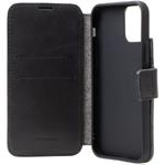 Fixed ProFit kožené puzdro typu kniha pre Apple iPhone 17e/16e, čierne