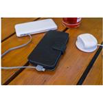 Fixed ProFit kožené puzdro typu kniha pre Apple iPhone 17e/16e, čierne