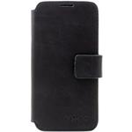 Fixed ProFit kožené puzdro typu kniha pre Apple iPhone 17e/16e, čierne