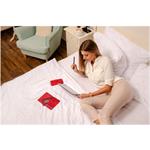 Fixed ProFit kožené puzdro typu kniha pre Apple iPhone 17e/16e, modré