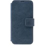 Fixed ProFit kožené puzdro typu kniha pre Apple iPhone 17e/16e, modré