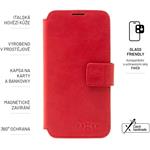 Fixed ProFit kožené puzdro typu kniha pre Samsung Galaxy A23, červené