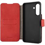 Fixed ProFit kožené puzdro typu kniha pre Samsung Galaxy A36 5G, červené