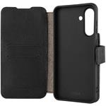 Fixed ProFit kožené puzdro typu kniha pre Samsung Galaxy A36 5G, čierne