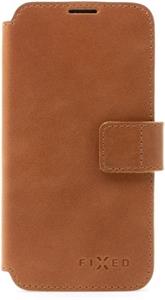 Fixed ProFit kožené puzdro typu kniha pre Samsung Galaxy A36 5G, hnedé