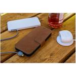 Fixed ProFit kožené puzdro typu kniha pre Samsung Galaxy A56 5G, hnedé