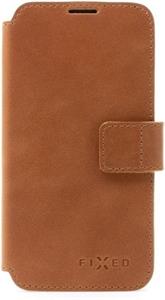 Fixed ProFit kožené puzdro typu kniha pre Samsung Galaxy A56 5G, hnedé