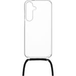 Fixed Pure Neck kryt s čiernou šnúrkou na krk pre Samsung Galaxy S25+
