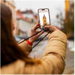 Fixed Pure Neck kryt s čiernou šnúrkou na krk pre Samsung Galaxy S25+