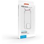 Fixed Pure Neck kryt s ružovou šnúrkou na krk pre Samsung Galaxy S25+