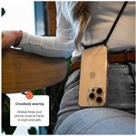 Fixed Pure Neck puzdro s odnímateľnou čiernou šnúrkou na krk pre Samsung Galaxy A16 4G/5G