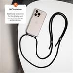 Fixed Pure Neck puzdro s odnímateľnou čiernou šnúrkou na krk pre Samsung Galaxy A16 4G/5G