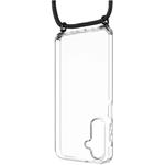 Fixed Pure Neck puzdro s odnímateľnou čiernou šnúrkou na krk pre Samsung Galaxy A16 4G/5G