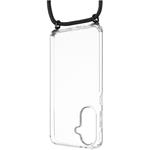 Fixed Pure Neck puzdro s odnímateľnou čiernou šnúrkou na krk pre Samsung Galaxy A36 5G/A56 5G