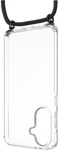 Fixed Pure Neck puzdro s odnímateľnou čiernou šnúrkou na krk pre Samsung Galaxy A36 5G/A56 5G