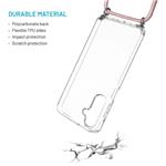 Fixed Pure Neck puzdro s odnímateľnou ružovou šnúrkou na krk pre Samsung Galaxy A16 4G/5G