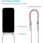 Fixed Pure Neck puzdro s odnímateľnou ružovou šnúrkou na krk pre Samsung Galaxy A26 5G