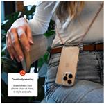 Fixed Pure Neck puzdro s odnímateľnou ružovou šnúrkou na krk pre Samsung Galaxy A26 5G