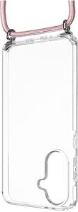 Fixed Pure Neck puzdro s odnímateľnou ružovou šnúrkou na krk pre Samsung Galaxy A36 5G/A56 5G