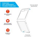 Fixed Pure ochranné puzdro pre Samsung Galaxy Z Flip5 5G, číre