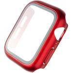 Fixed Pure+ ochranné puzdro s temperovaným sklom pre Apple Watch 40mm, červené