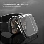 Fixed Pure Watch ochranné puzdro s temperovaným sklom pre Apple Watch Series 10, 42 mm, číre