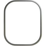 Fixed rámček z nerezovej ocele pre Apple Watch Ultra 49mm, prírodný titán