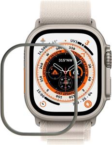 Fixed rámček z nerezovej ocele pre Apple Watch Ultra 49mm, prírodný titán