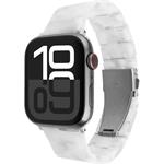 Fixed Resin Strap resinový remienok pre Apple Watch 38/40/41mm, Cloud White