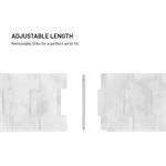 Fixed Resin Strap resinový remienok s Quick Release 18mm pre smartwatch, Cloud White