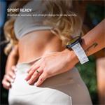 Fixed Resin Strap resinový remienok s Quick Release 18mm pre smartwatch, Cloud White