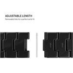 Fixed Resin Strap s Quick Release resinový remienok pre smartwatch, 22mm, čierny