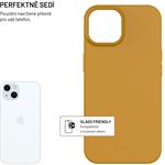 Fixed ReStory TPU gélový kryt pre Apple iPhone 15, zlatý