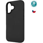 Fixed ReStory TPU gélový kryt pre Apple iPhone 16, čierny