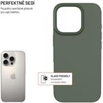 Fixed ReStory TPU gélový kryt pre Apple iPhone 16 Pro, zelený