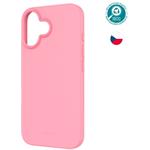 Fixed ReStory TPU gélový kryt pre Apple iPhone 16, ružový