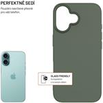 Fixed ReStory TPU gélový kryt pre Apple iPhone 16, zelený